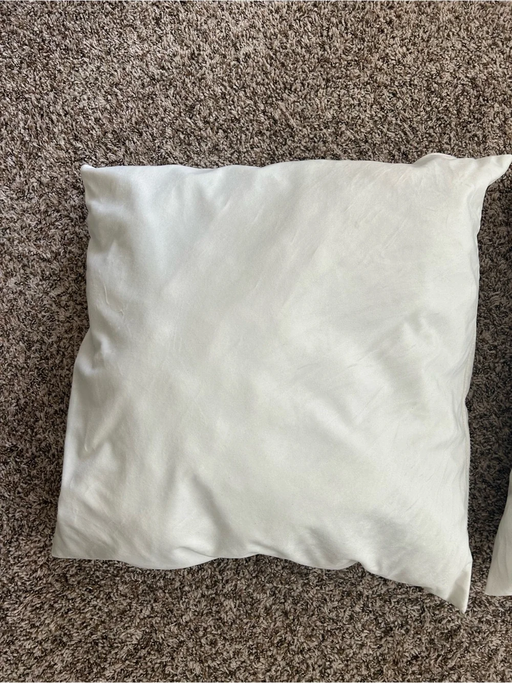 White Decorative Pillow Covers - Set of 2